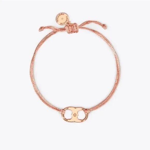 Tory Burch Embrace Ambition Bracelet in Rose Gold Adjustable One Size Women's - Picture 1 of 6